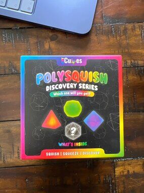 CMY Cubes Polysquish Discovery Series Blind Box Mystery Squish Toy NIB